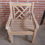 teak garden armchair