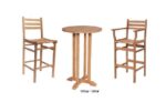 teakwood outdoor bar table