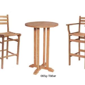 teakwood outdoor bar table