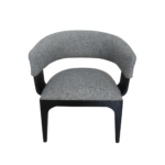Grey fabric upholstered dining chair wholesale Indonesia