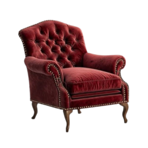 premium single sofa 1 seater chesterfield velvet accent chair