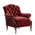 premium single sofa 1 seater chesterfield velvet accent chair
