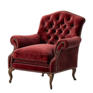 premium single sofa 1 seater chesterfield velvet accent chair