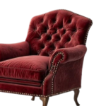 premium single sofa 1 seater chesterfield velvet accent chair