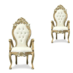 premium throne chair no. 1 royal gold luxury classic wedding armchair