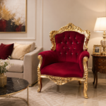 throne chair premium royal gold – 100% luxury set exclusive