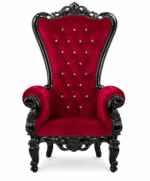premium baroque regina throne chair – 100% hand carved