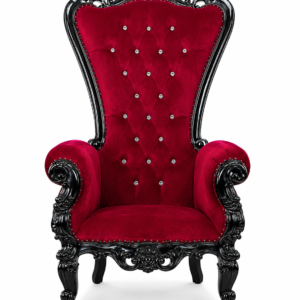 premium baroque regina throne chair – 100% hand carved