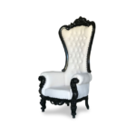 premium classic throne chair – 1 piece baroque high back