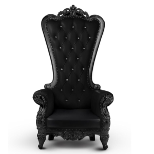 premium throne chair no. 1 luxury black handcrafted royal accent seat
