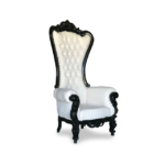 premium classic throne chair – 1 piece baroque high back