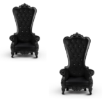 premium throne chair no. 1 luxury black handcrafted royal accent seat