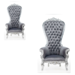 premium throne chair – luxury seating set 2 pieces