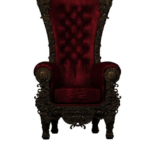 premium luxury royal throne chair – 1 set with hand carved mahogany frame