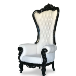 premium classic throne chair – 1 piece baroque high back
