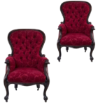 premium luxury victorian throne chair – 1 set included