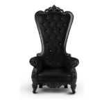 premium throne chair no. 1 luxury black handcrafted royal accent seat