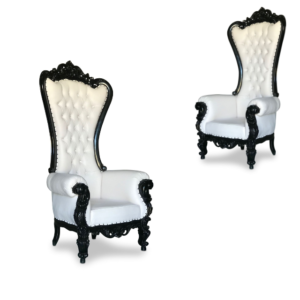 premium classic throne chair – 1 piece baroque high back