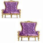 premium throne 2 seat 2 seater luxury furniture from indonesia