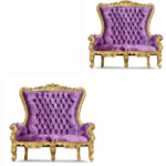 premium throne 2 seat 2 seater luxury furniture from indonesia