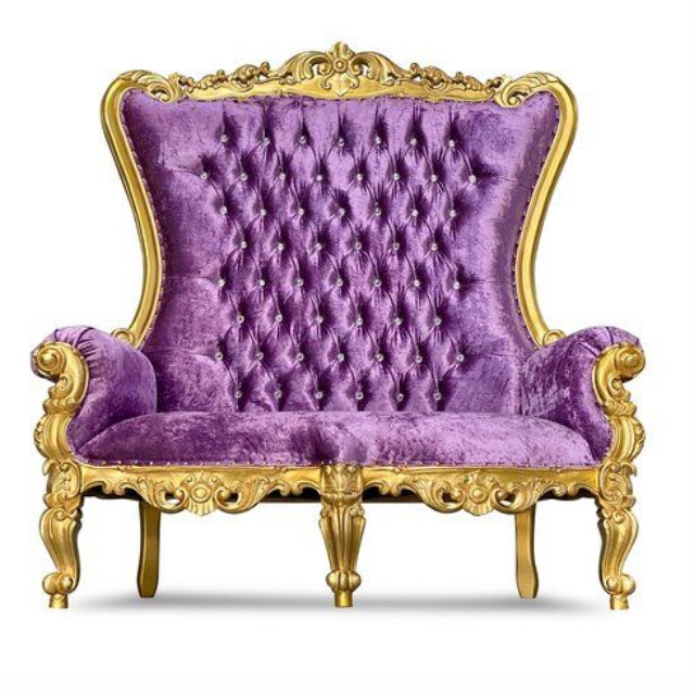 premium throne 2 seat 2 seater luxury furniture from indonesia