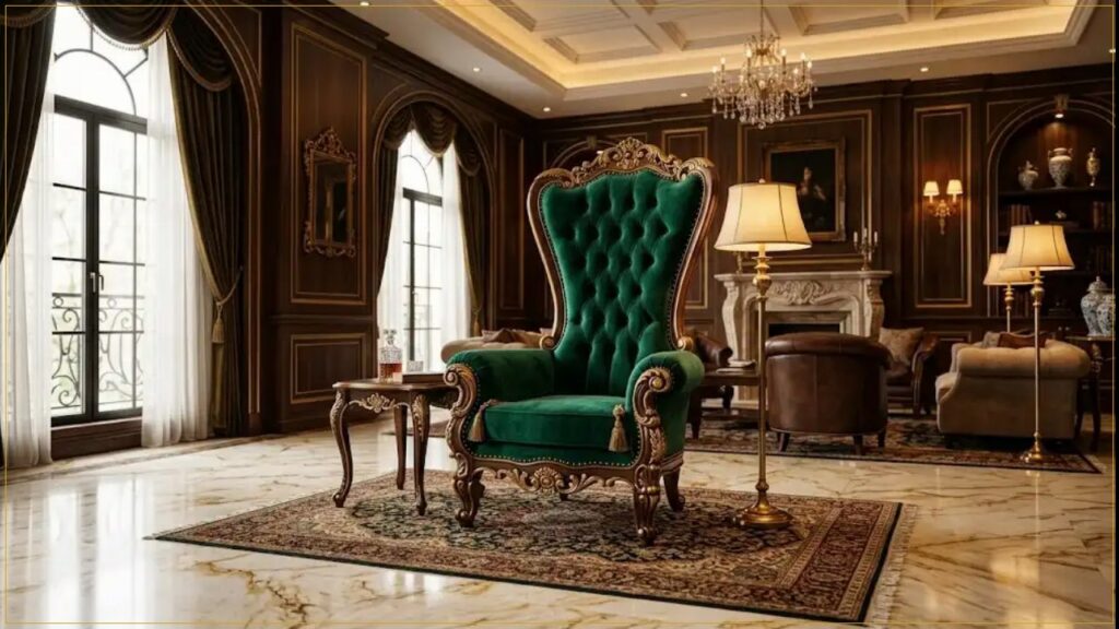 7 throne chair types for luxury interiors: a manufacturer guide